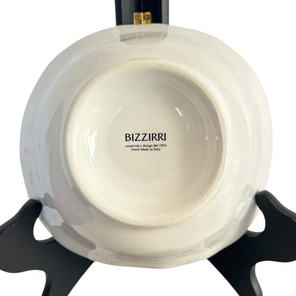 Bizzirri Ceramic Dinnerware Set of 4 Plates 2 Bowls - Picture 8 of 8